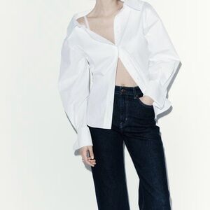 H&M Dark Blue Flare Jeans